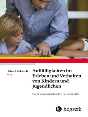 cover image of Auffälligkeiten im Erleben und Verhalten von Kindern und Jugendlichen